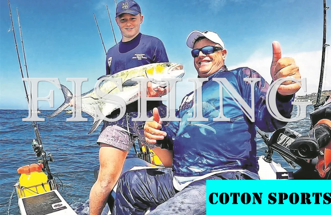 Custom Quick Dry Anti-UV Fishing Wear Shirts Long Sleeve Sun Protection Fishing Suit