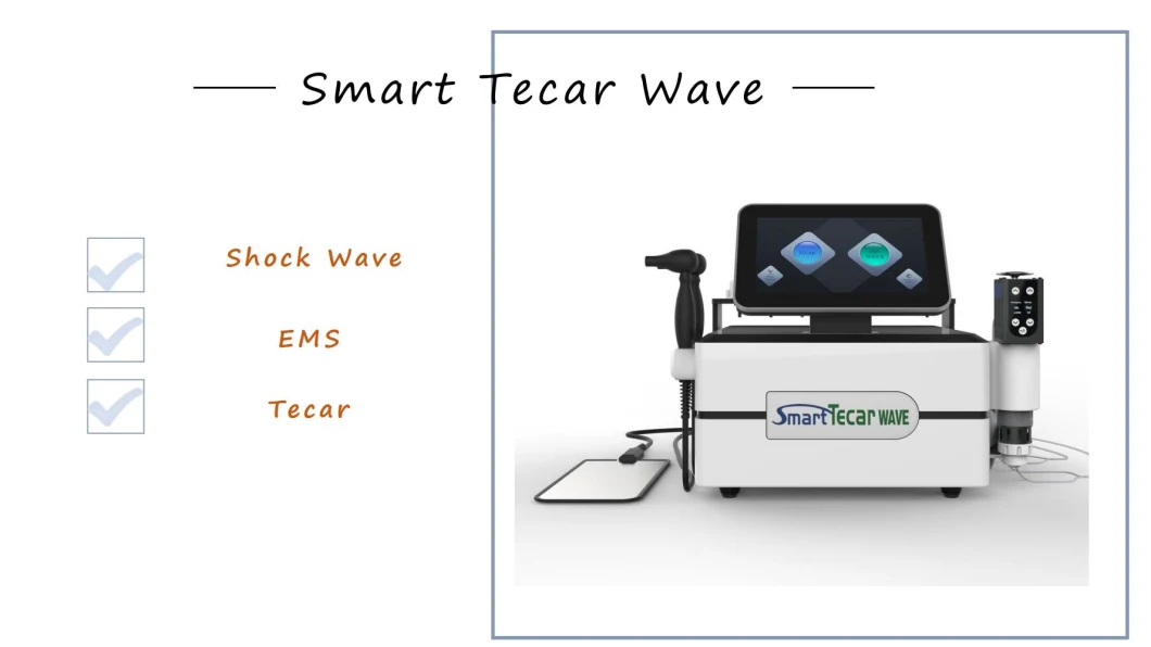 Smart Cet Ret Tecar Wave Physical Therapy Machine Combines Electromagetic Shockwave EMS Electric Muscle Stimulation